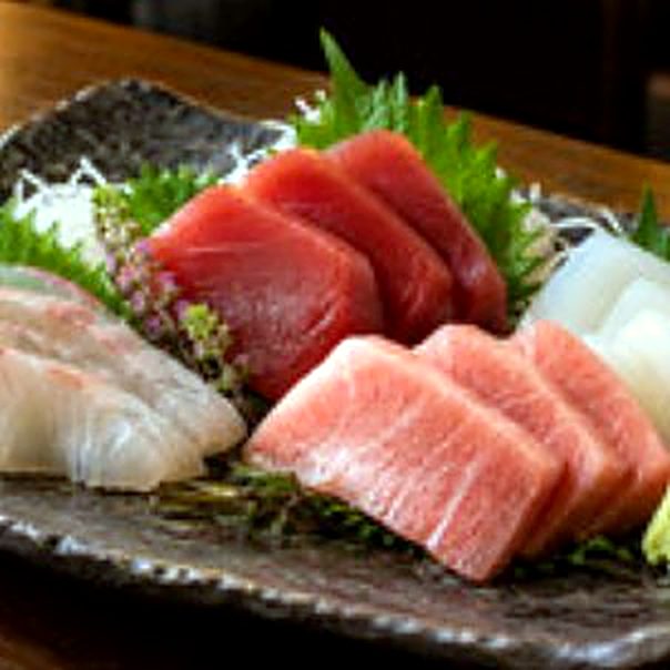 本日の新鮮魚のお刺身